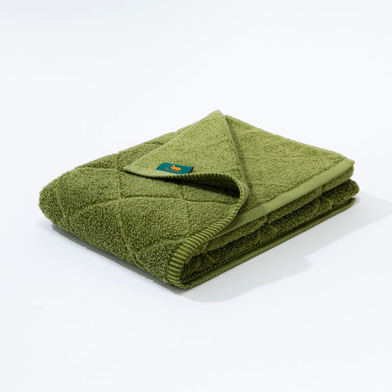 ギフトオプション価格：ギザエクストラ＆バンブー バスタオル – SAGE GREEN（＋¥2,200）