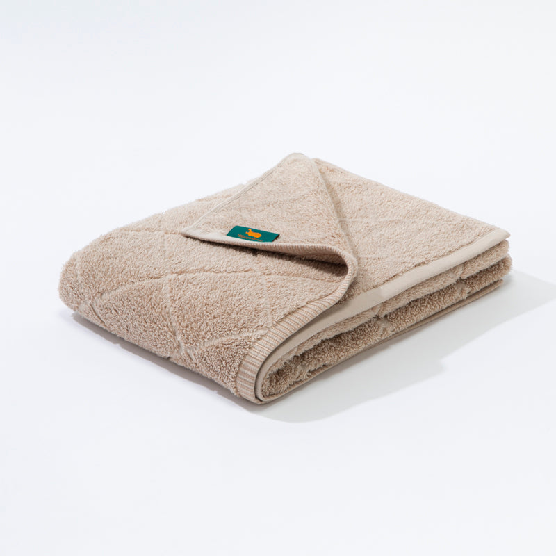 ギフトオプション価格：ギザエクストラ＆バンブー バスタオル – LINEN BEIGE（＋¥2,200）