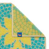 オーガニックコットン＆バンブー タイル ハンカチーフタオル