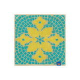 オーガニックコットン＆バンブー タイル ハンカチーフタオル