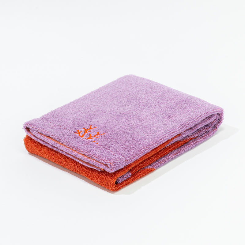MINI BATH TOWEL｜オーガニックコットン＆バンブー コーラル ミニバスタオル