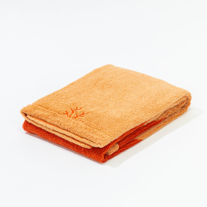 MINI BATH TOWEL｜オーガニックコットン＆バンブー コーラル ミニバスタオル