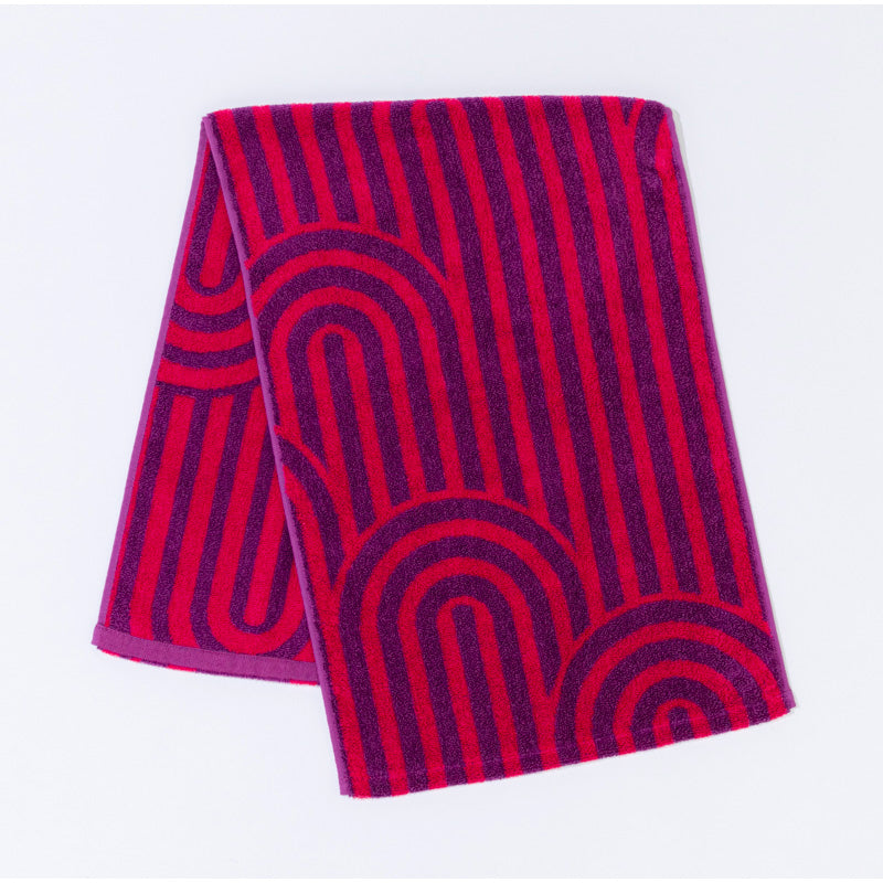 FACE TOWEL STRIPE｜コットン＆バンブー ストライプ ロングフェイスタオル