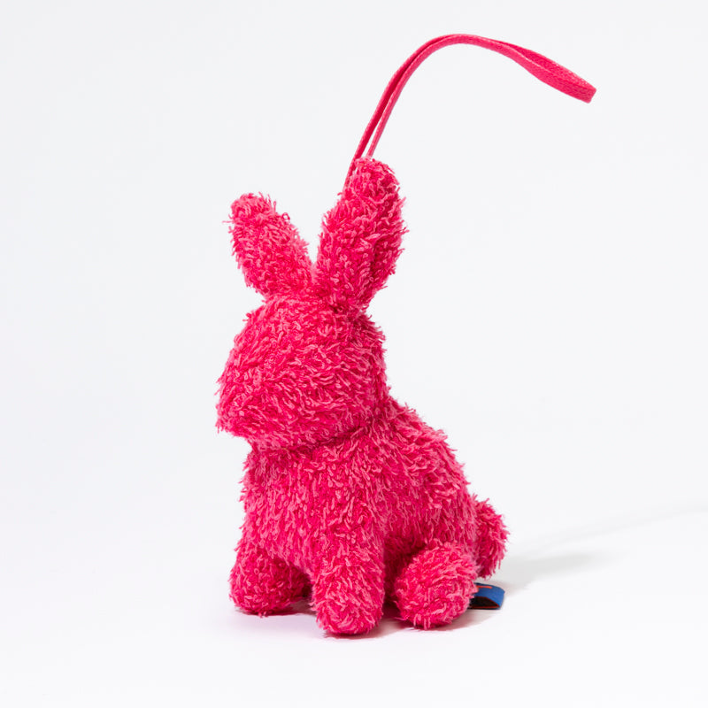 ギフトオプション価格：オーガニックコットン&バンブー スモール ウサギソフトトイ– ROSE（＋¥990）