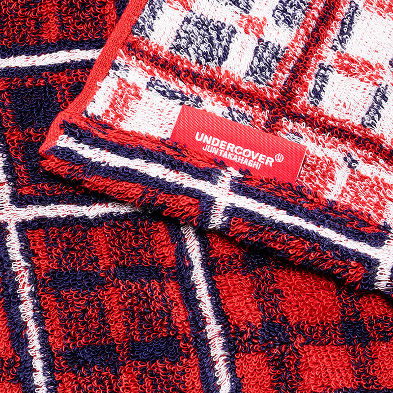 HIPPOPOTAMUS x UNDERCOVER FACE TOWEL TARTAN CHECK｜ヒポポタマス×アンダーカバー フェイスタオル タータンチェック