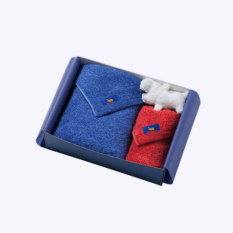 GIFT BOX / BTx1 FTx1 Toy.Sx1｜ギフトセット バスタオル x 1 フェイスタオル x 1 ぬいぐるみ S x 1 