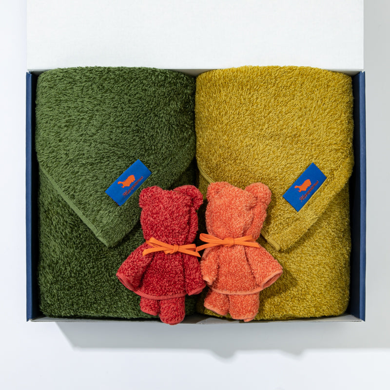 GIFT BOX / BTx2/ CHIEF  BEARx2｜ギフト – バスタオル×2 / チーフベア×2