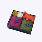 GIFT BOX / BTx2 FTx2 Toy.Mx1｜ギフトセット バスタオル x 2 フェイスタオル x 2 ぬいぐるみ M x 1 
