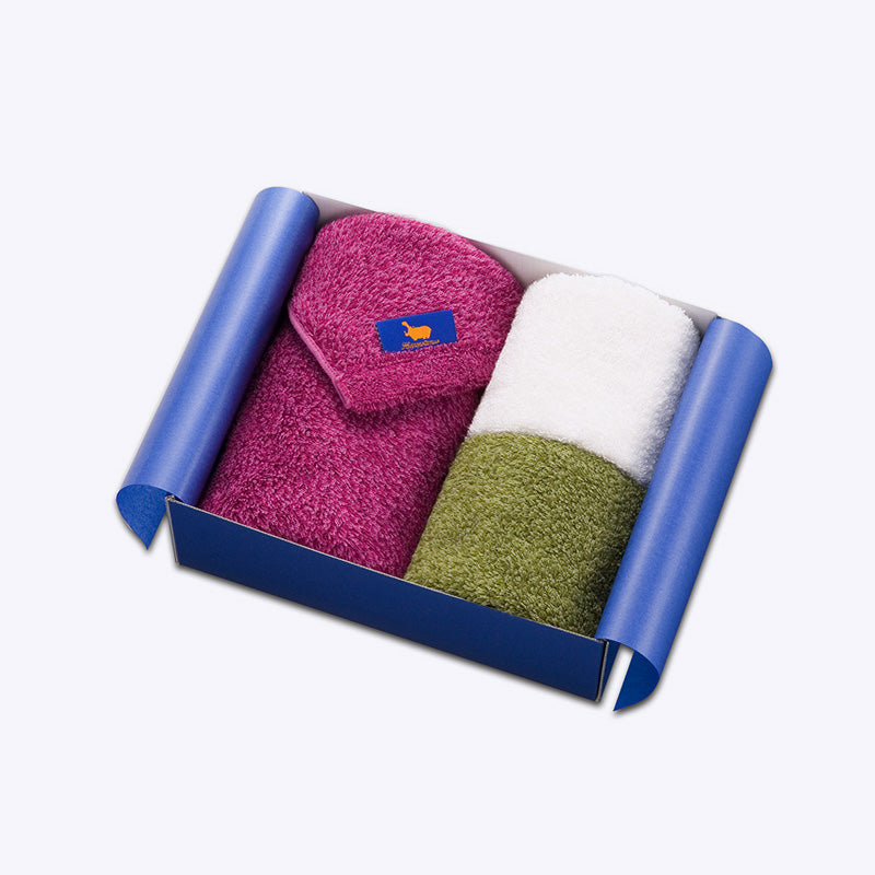 GIFT BOX / FTx1 WTx2｜ギフトセット フェイスタオル x 1 ウォッシュタオル x 2 